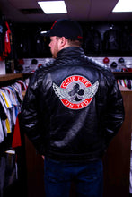 Load image into Gallery viewer, Men's King Of Clubs Leather Jacket
