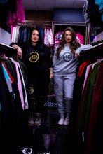 Load image into Gallery viewer, Women's Grey and Gold Zipper Tracksuit
