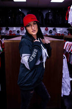 Load image into Gallery viewer, Women's TRI Colour Hoodie BLACK
